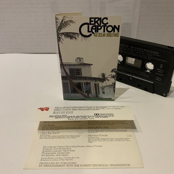 Eric Claptons 461 Ocean Bouevard Cassette 1974 RSO Records M1P4-1-9451 Canada - Picture 9 of 11